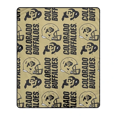Pegasus Colorado Buffaloes 50" x 60" Homefield Stacked Logos Ultra Soft Blanket