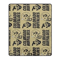 Pegasus Colorado Buffaloes 50" x 60" Homefield Stacked Logos Ultra Soft Blanket