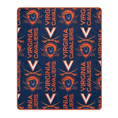 Pegasus Virginia Cavaliers 50" x 60" Homefield Stacked Logos Ultra Soft Blanket
