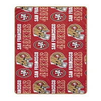 Pegasus San Francisco 49ers 50" x 60" Homefield Stacked Logos Ultra Soft Blanket