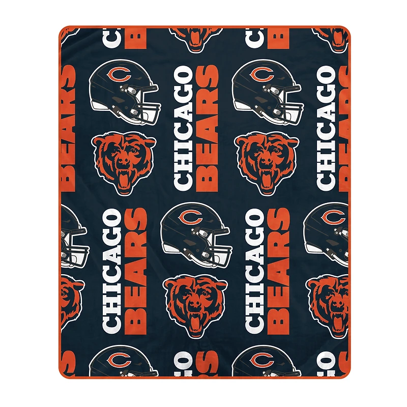 Pegasus Chicago Bears 50" x 60" Homefield Stacked Logos Ultra Soft Blanket