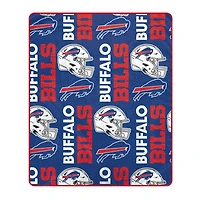 Pegasus Buffalo Bills 50" x 60" Homefield Stacked Logos Ultra Soft Blanket