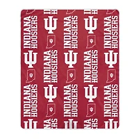 Pegasus Indiana Hoosiers 50" x 60" Homefield Stacked Logos Ultra Soft Blanket