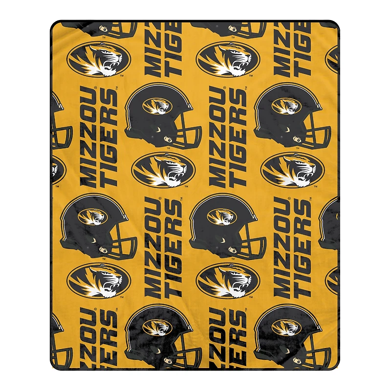 Pegasus Missouri Tigers 50" x 60" Homefield Stacked Logos Ultra Soft Blanket