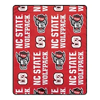 Pegasus NC State Wolfpack 50" x 60" Homefield Stacked Logos Ultra Soft Blanket