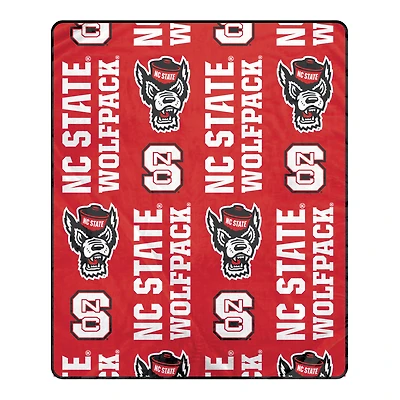 Pegasus NC State Wolfpack 50" x 60" Homefield Stacked Logos Ultra Soft Blanket