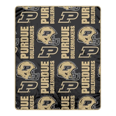 Pegasus Purdue Boilermakers 50" x 60" Homefield Stacked Logos Ultra Soft Blanket