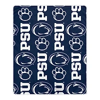 Pegasus Penn State Nittany Lions 50" x 60" Homefield Stacked Logos Ultra Soft Blanket
