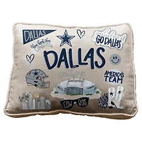 Pegasus Dallas Cowboys 19" Loco Fan Canvas Décor Pillow