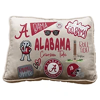 Pegasus Alabama Crimson Tide 19" Loco Fan Canvas Décor Pillow