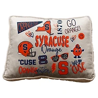 Pegasus Syracuse Orange 19" Loco Fan Canvas Décor Pillow
