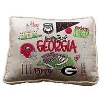 Pegasus Georgia Bulldogs 19" Loco Fan Canvas Décor Pillow