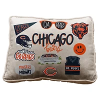 Pegasus Chicago Bears 19" Loco Fan Canvas Décor Pillow