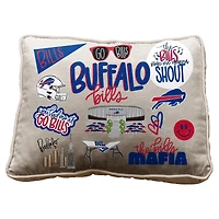 Pegasus Buffalo Bills 19" Loco Fan Canvas Décor Pillow
