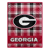 Pegasus Georgia Bulldogs 66" x 95" Oversized Plaid FAN-mily Ultra Cozy Blanket