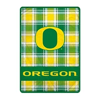 Pegasus Oregon Ducks 66" x 95" Oversized Plaid FAN-mily Ultra Cozy Blanket