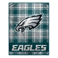 Pegasus Philadelphia Eagles 66" x 95" Oversized Plaid FAN-mily Ultra Cozy Blanket