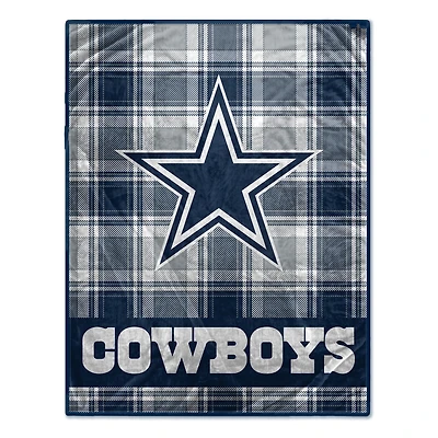 Pegasus Dallas Cowboys 66" x 95" Oversized Plaid FAN-mily Ultra Cozy Blanket