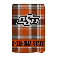Pegasus Oklahoma State Cowboys 66" x 95" Oversized Plaid FAN-mily Ultra Cozy Blanket