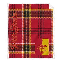Pegasus Pittsburg State Gorillas 50" x 60" Playmaker Plaid Ultra Cozy Sherpa Throw