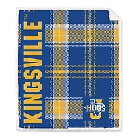 Pegasus Texas A&M Kingsville Javelinas 50" x 60" Playmaker Plaid Ultra Cozy Sherpa Throw