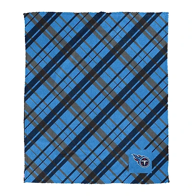 Pegasus Tennessee Titans 50" x 60" Dash Logo Patch Ultra Cozy Sherpa Blanket