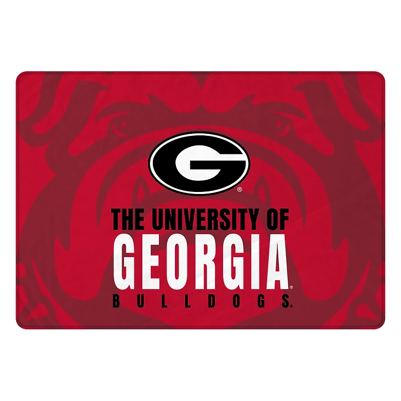 Pegasus Georgia Bulldogs 60" x 90" Oversized Slogan Fade Ultra Cozy FAN-mily Blanket