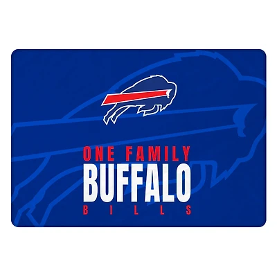 Pegasus Buffalo Bills 60" x 90" Oversized Slogan Fade Ultra Cozy FAN-mily Blanket