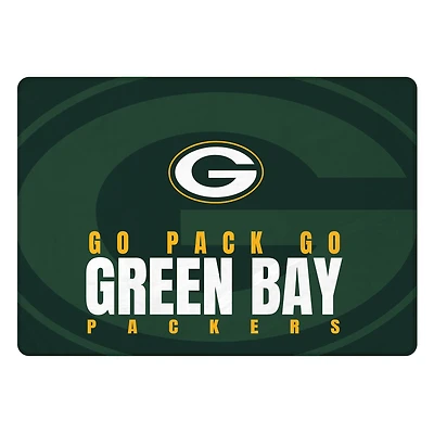 Pegasus Green Bay Packers 60" x 90" Oversized Slogan Fade Ultra Cozy FAN-mily Blanket