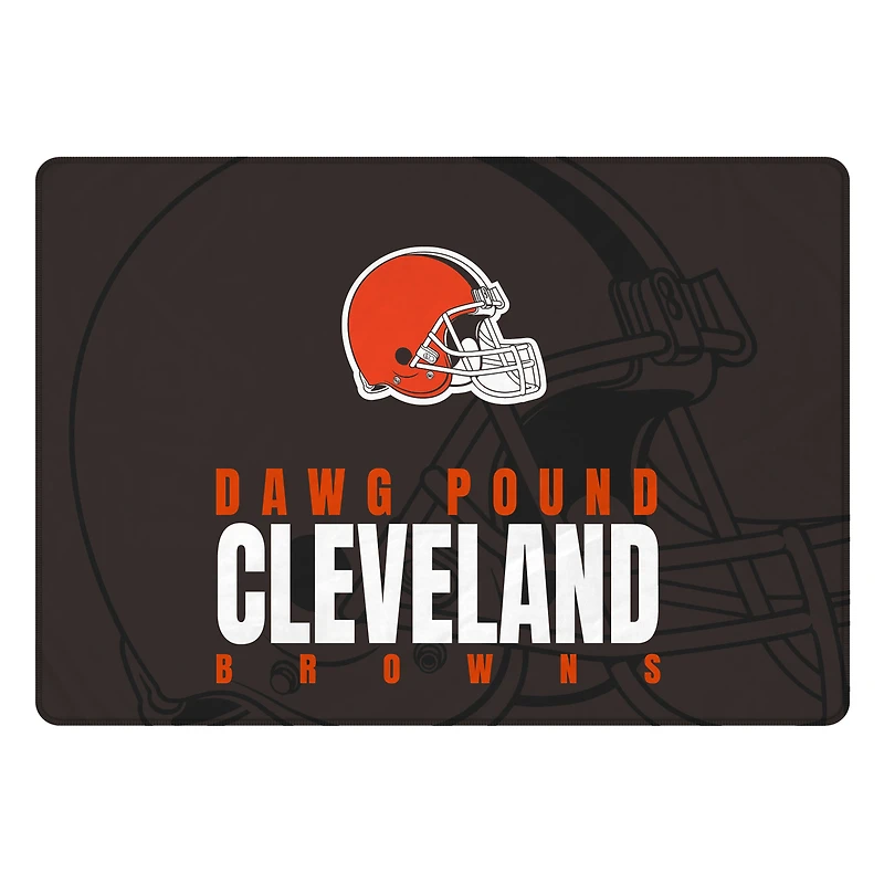 Pegasus Cleveland Browns 60" x 90" Oversized Slogan Fade Ultra Cozy FAN-mily Blanket
