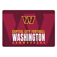 Pegasus Washington Commanders 60" x 90" Oversized Slogan Fade Ultra Cozy FAN-mily Blanket