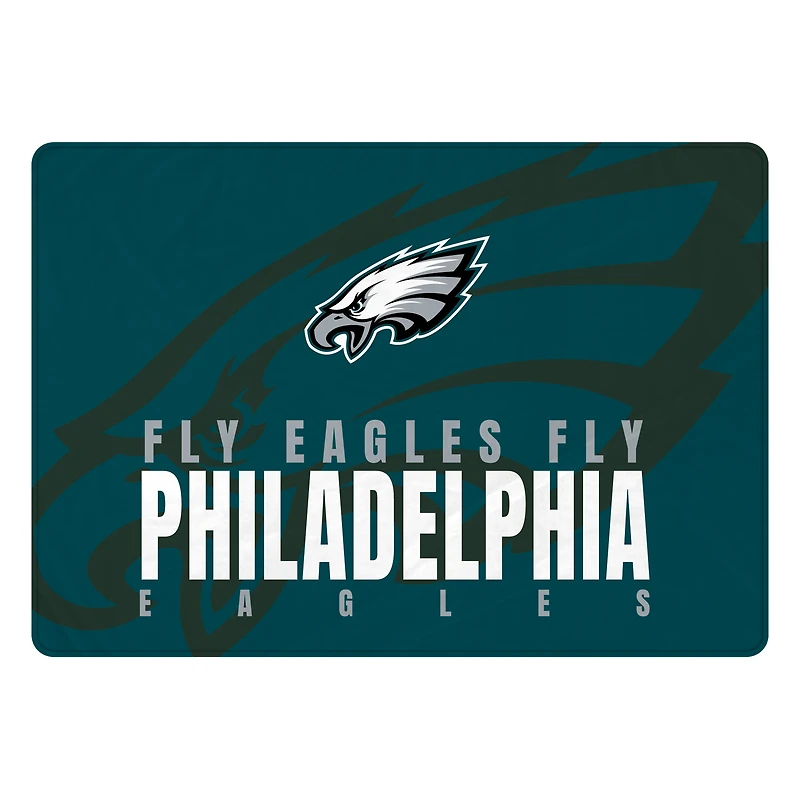 Pegasus Philadelphia Eagles 60" x 90" Oversized Slogan Fade Ultra Cozy FAN-mily Blanket