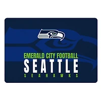 Pegasus Seattle Seahawks 60" x 90" Oversized Slogan Fade Ultra Cozy FAN-mily Blanket