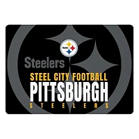Pegasus Pittsburgh Steelers 60" x 90" Oversized Slogan Fade Ultra Cozy FAN-mily Blanket
