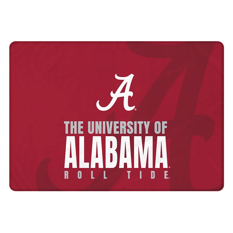 Pegasus Alabama Crimson Tide 60" x 90" Oversized Slogan Fade Ultra Cozy FAN-mily Blanket