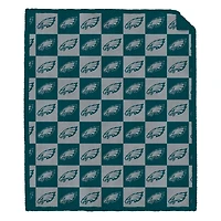 Pegasus Philadelphia Eagles 60" x 70" Tonal Logo Box Ultra Cozy Sherpa Blanket
