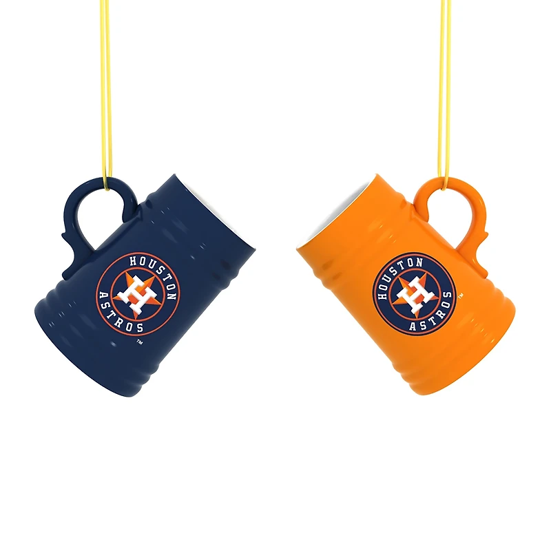 Houston Astros Two-Pack 3" Mini Stein Ornament Set