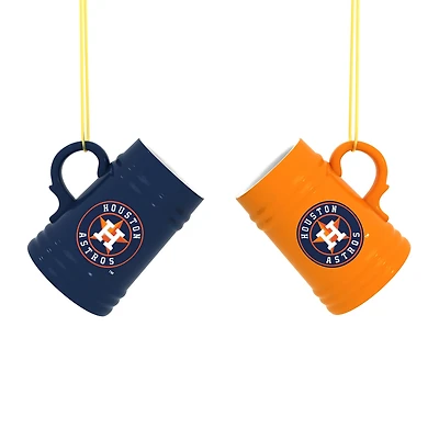 Houston Astros Two-Pack 3" Mini Stein Ornament Set