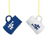 Los Angeles Dodgers Two-Pack 3" Mini Stein Ornament Set