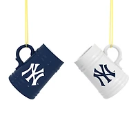 New York Yankees Two-Pack 3" Mini Stein Ornament Set