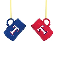 Texas Rangers Two-Pack 3" Mini Stein Ornament Set