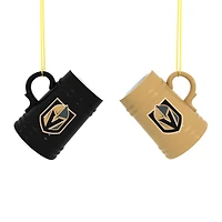Vegas Golden Knights Two-Pack 3" Mini Stein Ornament Set