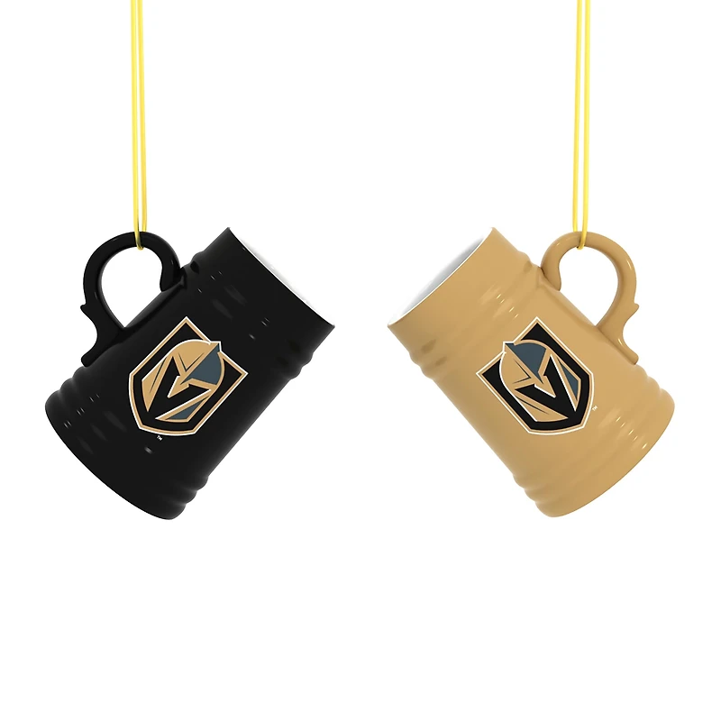 Vegas Golden Knights Two-Pack 3" Mini Stein Ornament Set