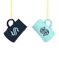 Seattle Kraken Two-Pack 3" Mini Stein Ornament Set