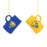 Pitt Panthers Two-Pack 3" Mini Stein Ornament Set
