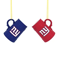 New York Giants Two-Pack 3" Mini Stein Ornament Set