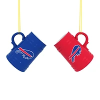 Buffalo Bills Two-Pack 3" Mini Stein Ornament Set