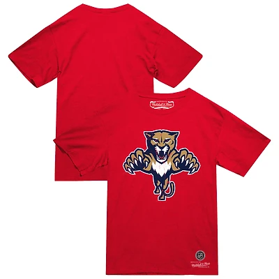 Men's Mitchell & Ness Red Florida Panthers Heritage T-Shirt
