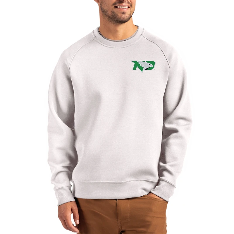 Men's Cutter & Buck Gray North Dakota Roam Recycled Pullover