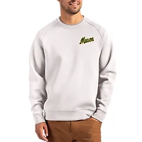 Men's Cutter & Buck Gray George Mason Patriots Roam Recycled Pullover
